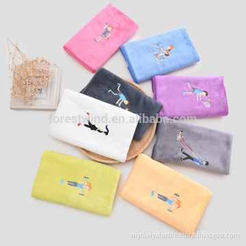 Custom LOGO Outdoor Printing Quick-dry Microfiber Yoga Towel Mat